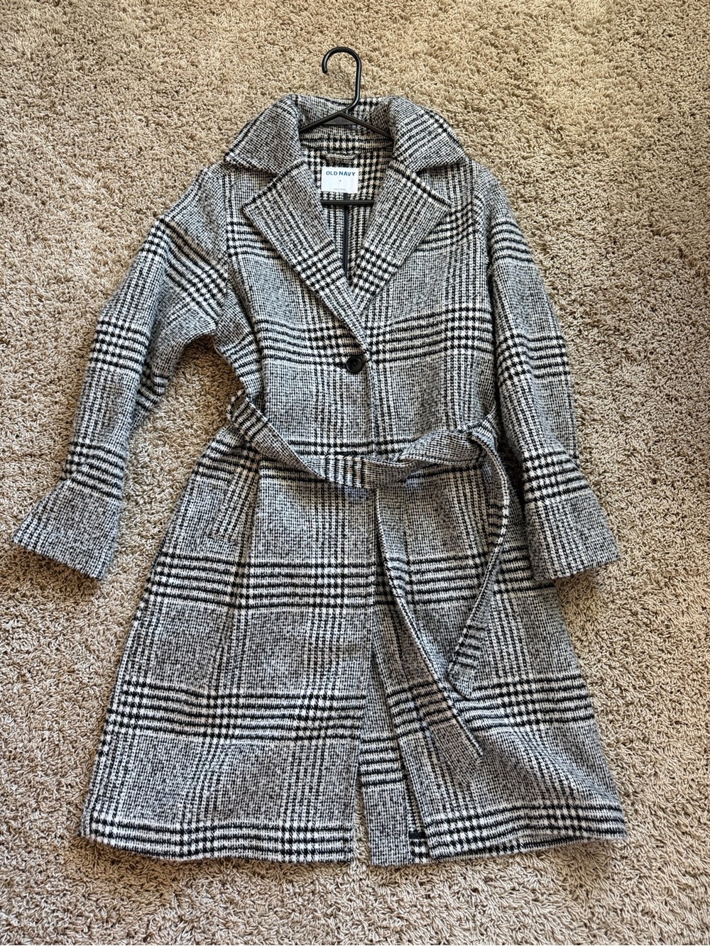 Plaid Winter Coat Size Small